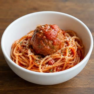 Kids Pasta and Meatball