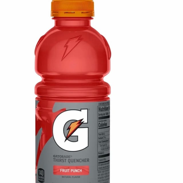 Gatorade Fruit Punch.