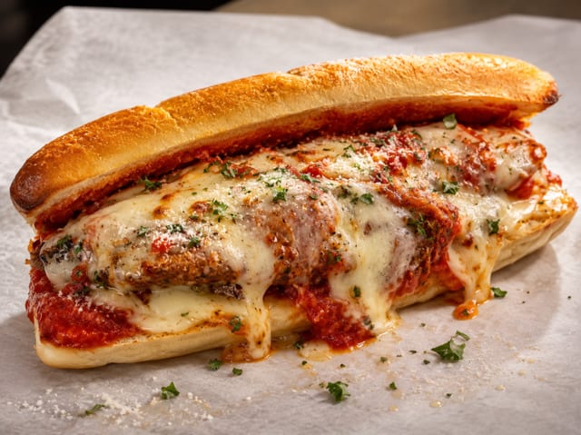 Chicken Parmesan Sandwich.