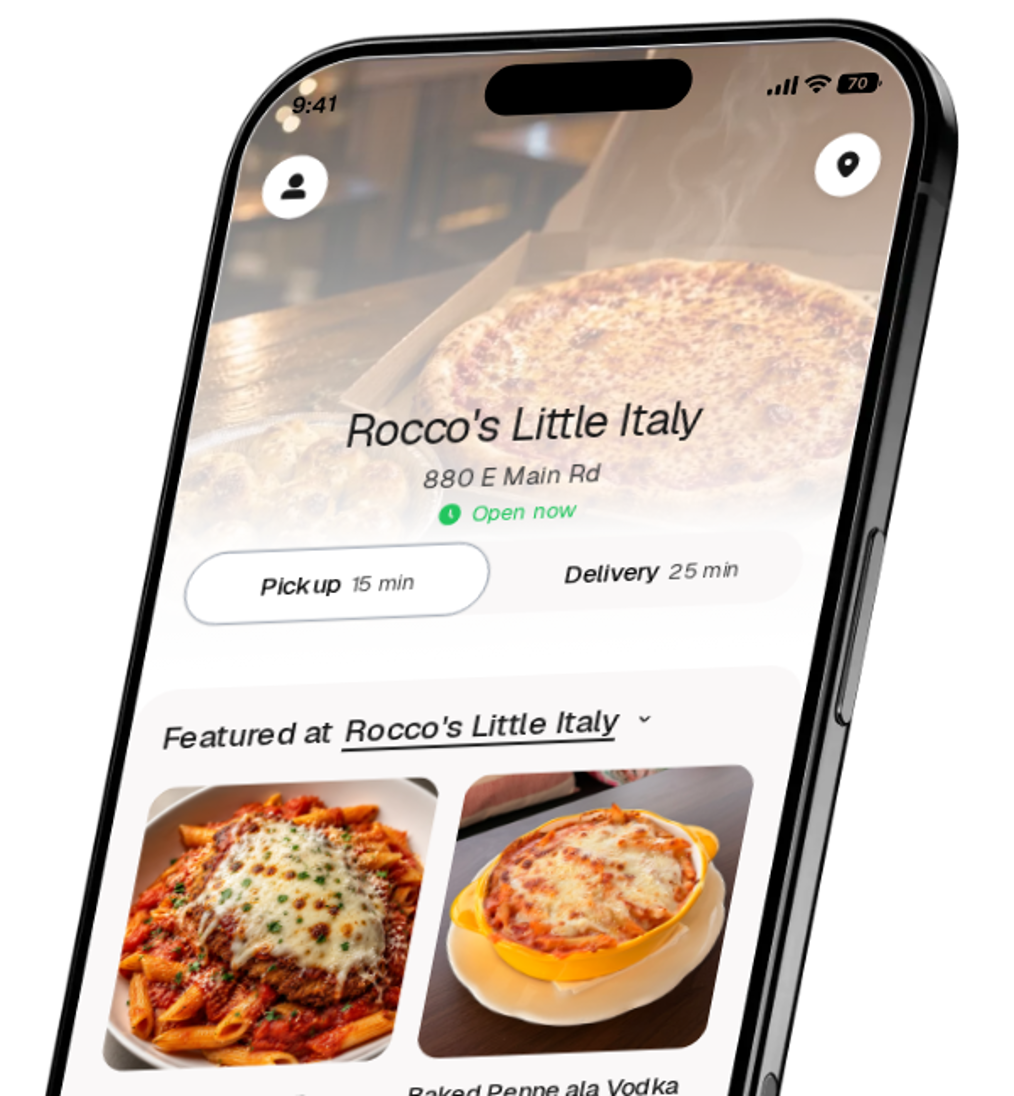 Rocco's Little Italy app preview
