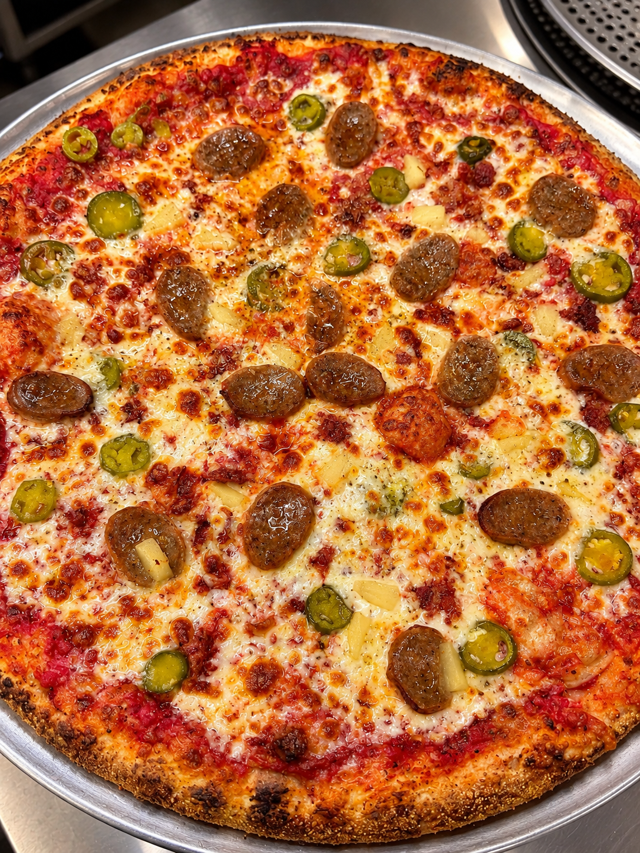The Hot Mess Pizza.